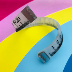 Lasercut tape measure bracelet