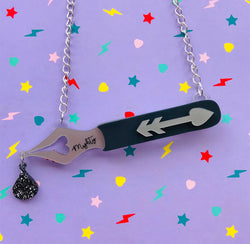 acrylic pen necklace