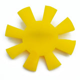 sun perspex acrylic brooch
