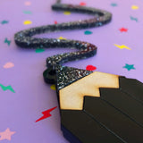 Acrylic pencil necklace