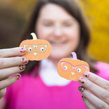 Halloween cute pumpkin acrylic brooches