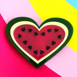 laser cut acrylic watermelon jewellery