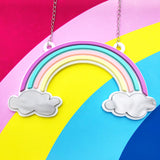 Statement Pastel Rainbow Necklace