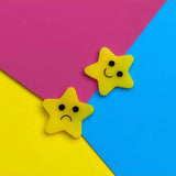 Star acrylic earrings