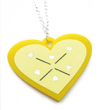 laser cut acrylic necklace