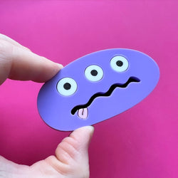 silly monster brooch