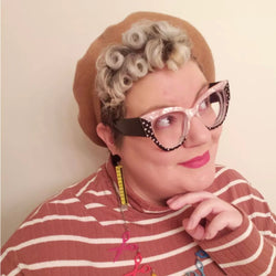 tape earrings styled