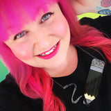 Statement perspex acrylic pencil necklace