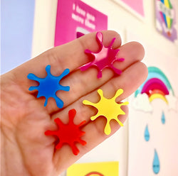 splat earrings set