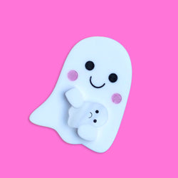 cute ghost brooch