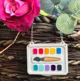 Colourful art necklace