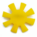 sun perspex acrylic brooch